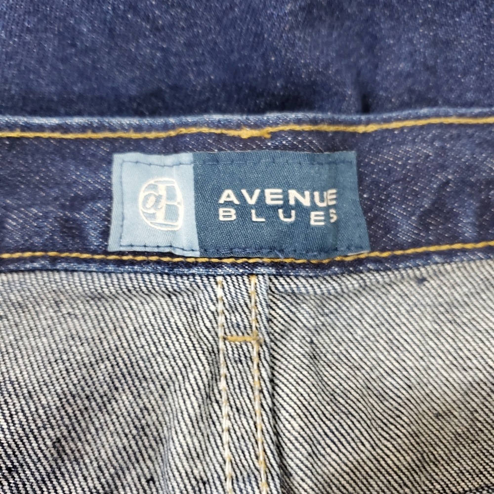 Avenue Blues High Waist Classic Fit Blue Jeans Plus Size 22 Avg ~ New With Tags - Picture 9 of 11